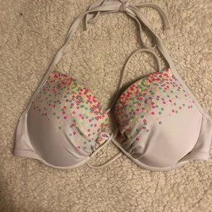 VS White Bikini Top 34DD